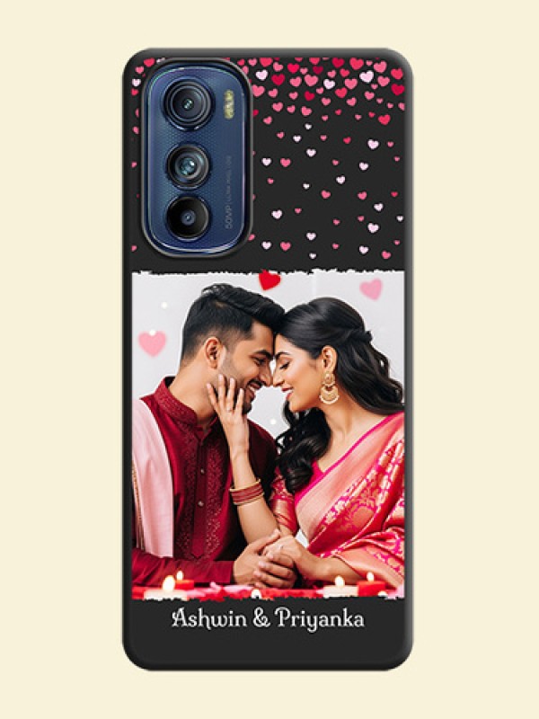 Fall in Love with Your Partner  on Photo on Space Black Soft Matte Phone Cover - Motorola Edge 30