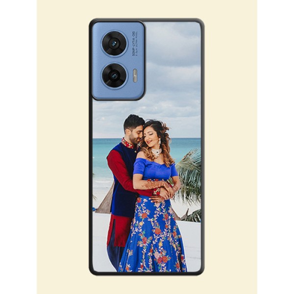 Full Single Pic Upload On Space Black Custom Soft Matte Mobile Back Cover - Motorola Edge 50 Fusion 5G Full Single Pic Upload On Space Black Custom Soft Matte Mobile Back Cover - Motorola Edge 50 Fusion 5G