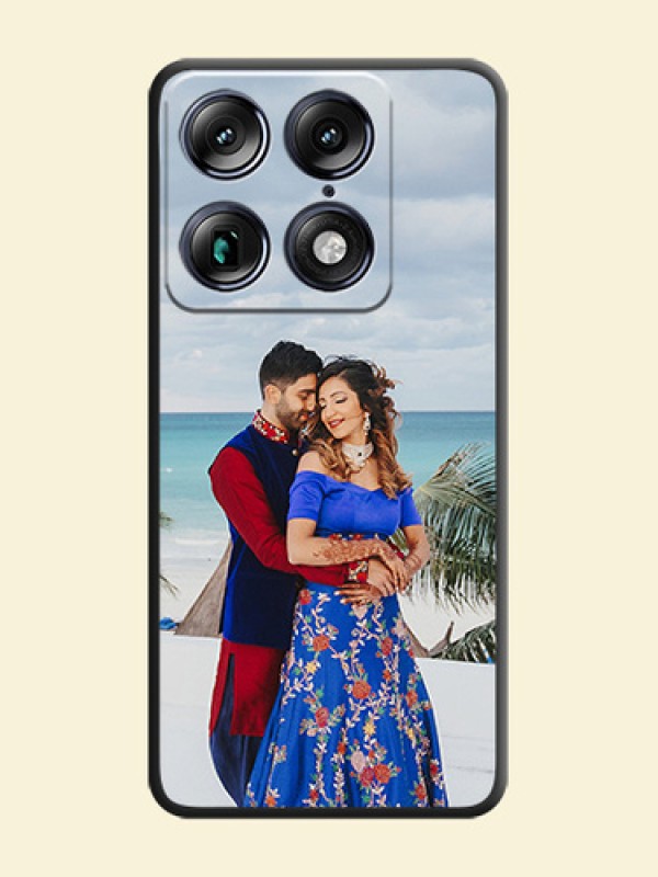 Full Single Pic Upload On Space Black Custom Soft Matte Mobile Back Cover - Motorola Signature 5G