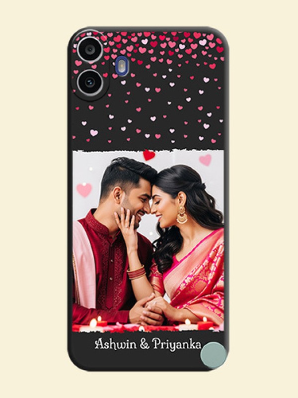 Fall in Love with Your Partner on Photo On Space Black Custom Soft Matte Mobile Back Cover - Nothing Cmf Phone 1