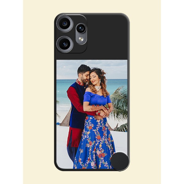 Image Upload With Space Black Color On Custom Soft Matte Mobile Back Cover - Nothing Cmf Phone 2 Pro 5G
