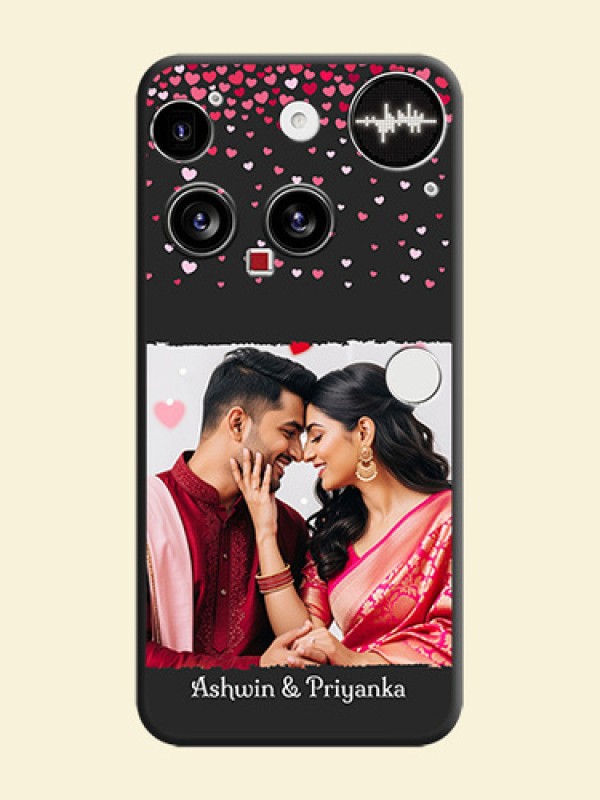 Fall in Love with Your Partner on Photo On Space Black Custom Soft Matte Mobile Back Cover - Nothing Phone 3 5G