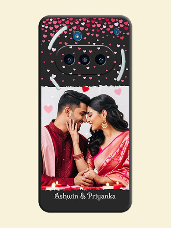 Fall in Love with Your Partner on Photo On Space Black Custom Soft Matte Mobile Back Cover - Nothing Phone 3a 5G