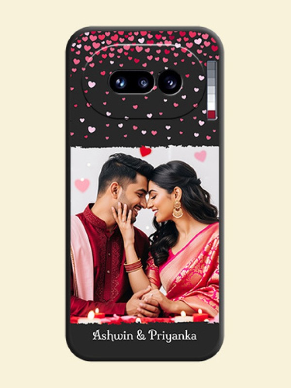 Fall in Love with Your Partner on Photo On Space Black Custom Soft Matte Mobile Back Cover - Nothing Phone 4A 5G