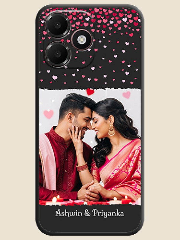 Fall in Love with Your Partner on Photo On Space Black Custom Soft Matte Mobile Back Cover - OnePlus N6 Lite 4G