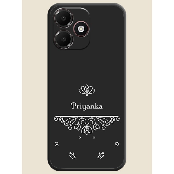 Lotus Garden Custom Text On Space Black Custom Soft Matte Mobile Back Cover - OnePlus N6 Lite 4G Lotus Garden Custom Text On Space Black Custom Soft Matte Mobile Back Cover - OnePlus N6 Lite 4G