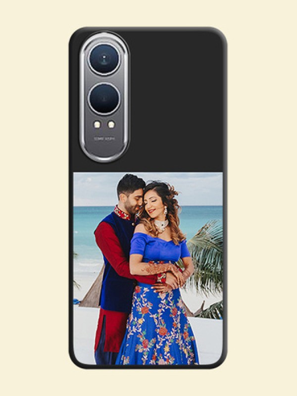 Image Upload With Space Black Color On Custom Soft Matte Mobile Back Cover - OnePlus Nord Ce 4 Lite 5G