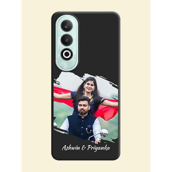 Grunge Brush Strokes - Photo on Space Black Soft Matte Back Cover - OnePlus Nord CE 4