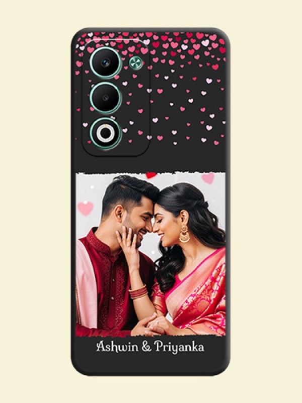 Fall in Love with Your Partner on Photo On Space Black Custom Soft Matte Mobile Back Cover - Oppo A5 5G