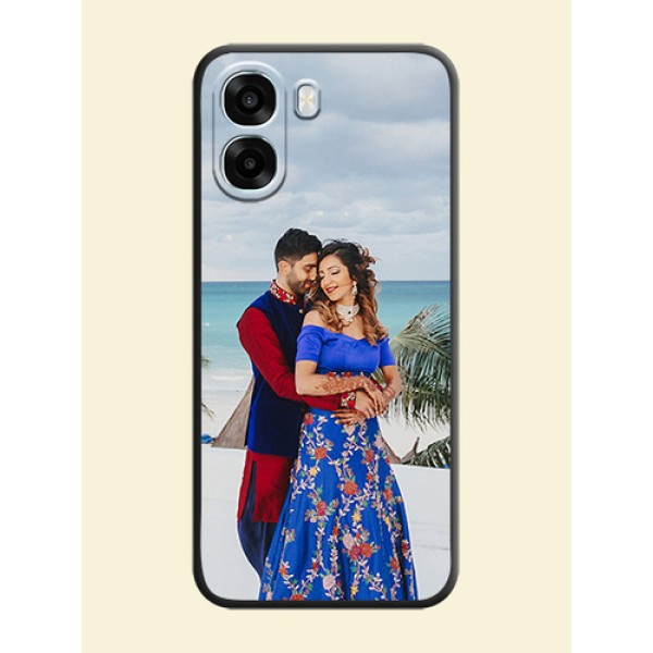 Full Single Pic Upload On Space Black Custom Soft Matte Mobile Back Cover - Oppo A6s 5G Full Single Pic Upload On Space Black Custom Soft Matte Mobile Back Cover - Oppo A6s 5G
