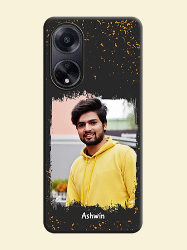 Spray Free Design - Photo on Space Black Soft Matte Phone Cover - Oppo F23 5G