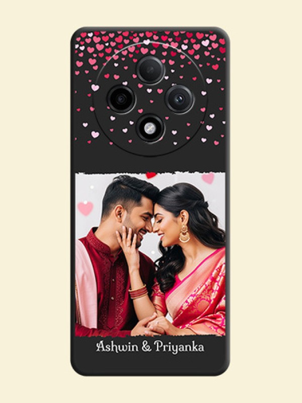 Fall in Love with Your Partner on Photo On Space Black Custom Soft Matte Mobile Back Cover - Oppo F27 Pro Plus 5G