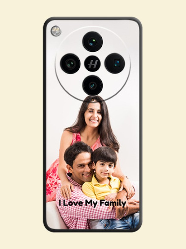 Full Single Pic Upload With Text On Space Black Custom Soft Matte Mobile Back Cover - Oppo Find X8 Pro 5G