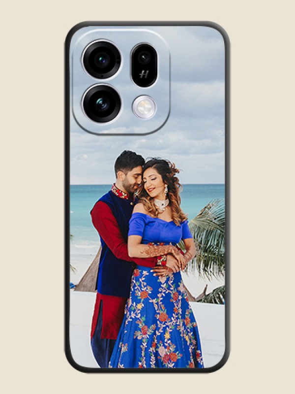 Full Single Pic Upload On Space Black Custom Soft Matte Mobile Back Cover - Oppo Find X9s 5G