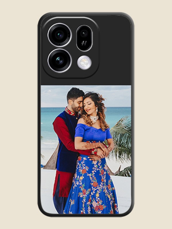 Image Upload With Space Black Color On Custom Soft Matte Mobile Back Cover - Oppo Find X9s 5G