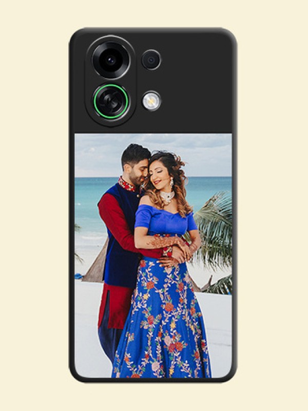 Image Upload With Space Black Color On Custom Soft Matte Mobile Back Cover - Oppo K13 Turbo Pro 5G