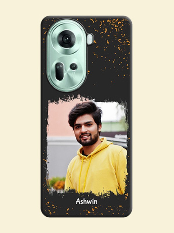 Spray Free Design - Photo on Space Black Soft Matte Phone Cover - Reno 11 5G