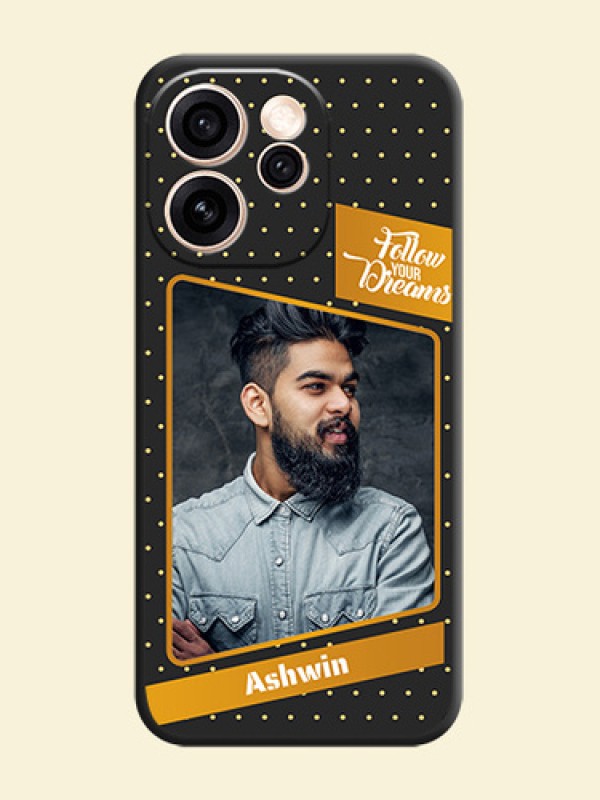 Follow Your Dreams with White Dots On Space Black Custom Soft Matte Mobile Back Cover - Oppo Reno 15 Pro Mini 5G