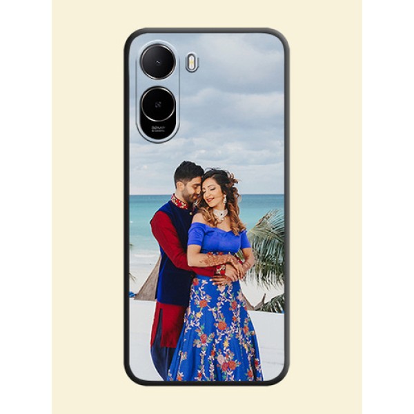 Full Single Pic Upload On Space Black Custom Soft Matte Mobile Back Cover - Poco C81 Full Single Pic Upload On Space Black Custom Soft Matte Mobile Back Cover - Poco C81