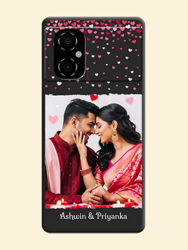 Fall in Love with Your Partner  on Photo on Space Black Soft Matte Phone Cover - Poco M4 5G