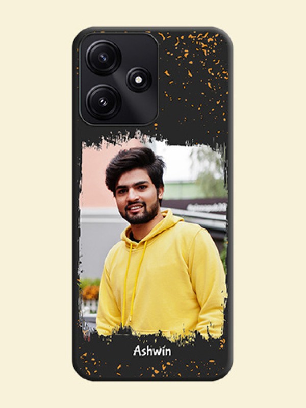 Spray Free Design - Photo on Space Black Soft Matte Phone Cover - Poco M6 Pro 5G