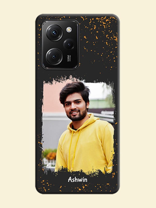 Spray Free Design - Photo on Space Black Soft Matte Phone Cover -Poco X5 Pro 5G
