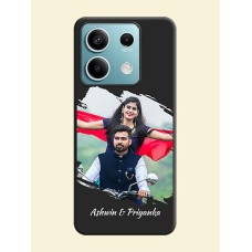 Grunge Brush Strokes - Photo on Space Black Soft Matte Back Cover - Poco X6 Neo 5G