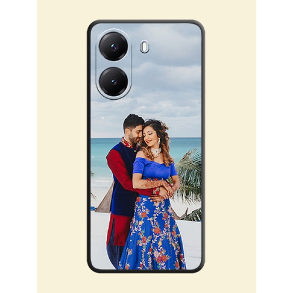 Full Single Pic Upload On Space Black Custom Soft Matte Mobile Back Cover - Poco X7 Pro 5G Full Single Pic Upload On Space Black Custom Soft Matte Mobile Back Cover - Poco X7 Pro 5G
