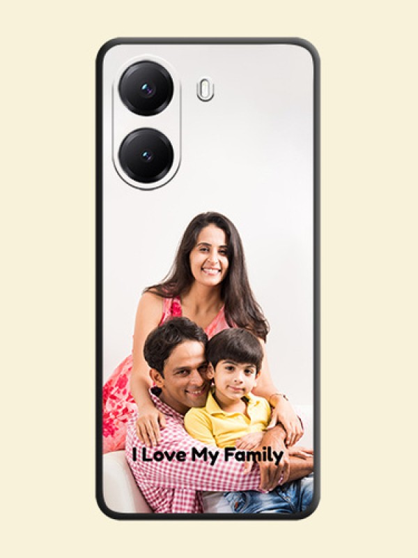 Full Single Pic Upload With Text On Space Black Custom Soft Matte Mobile Back Cover - Poco X7 Pro 5G