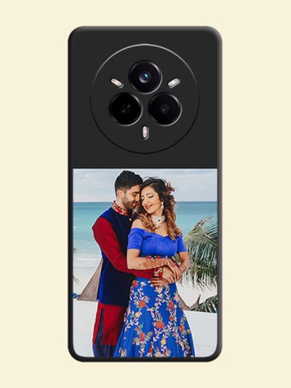 Image Upload With Space Black Color On Custom Soft Matte Mobile Back Cover - Realme 14 Pro 5G