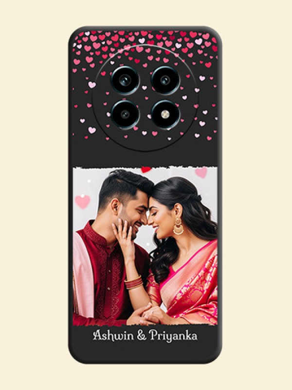 Fall in Love with Your Partner on Photo On Space Black Custom Soft Matte Mobile Back Cover - Realme 14 Pro Lite 5G