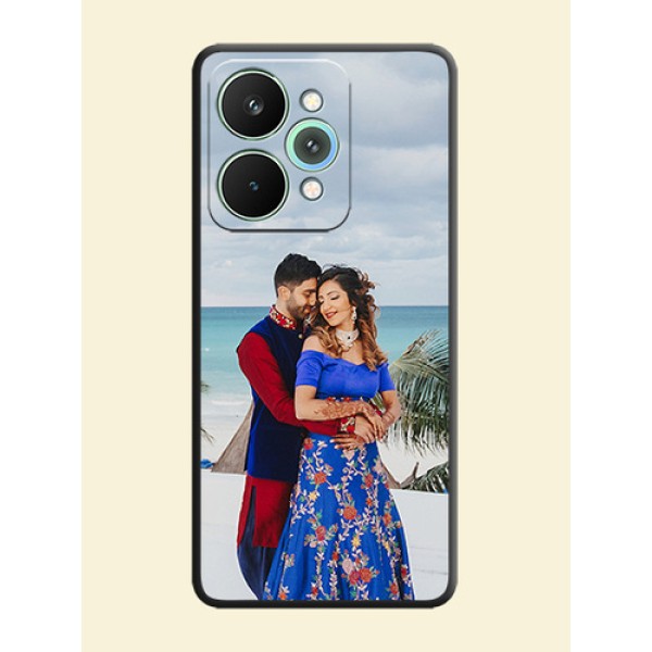 Full Single Pic Upload On Space Black Custom Soft Matte Mobile Back Cover - Realme 15 5G Full Single Pic Upload On Space Black Custom Soft Matte Mobile Back Cover - Realme 15 5G