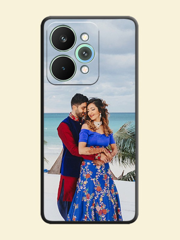 Full Single Pic Upload On Space Black Custom Soft Matte Mobile Back Cover - Realme 15 Pro 5G
