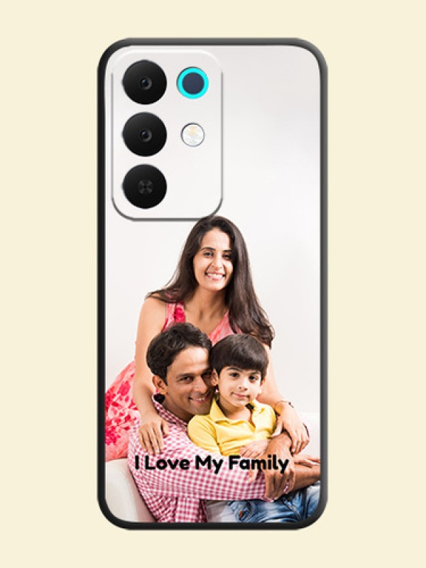 Full Single Pic Upload With Text On Space Black Custom Soft Matte Mobile Back Cover - Realme 15X 5G