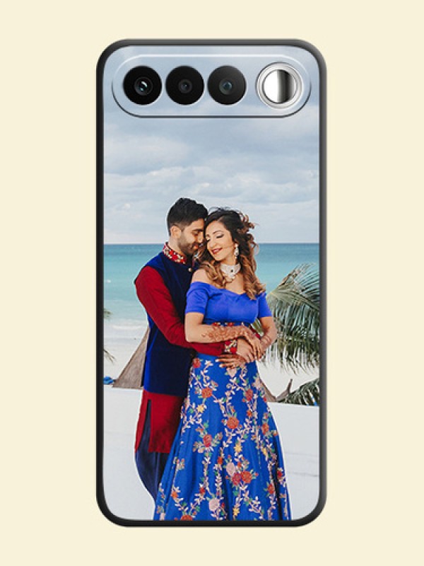 Full Single Pic Upload On Space Black Custom Soft Matte Mobile Back Cover - Realme 16 5G