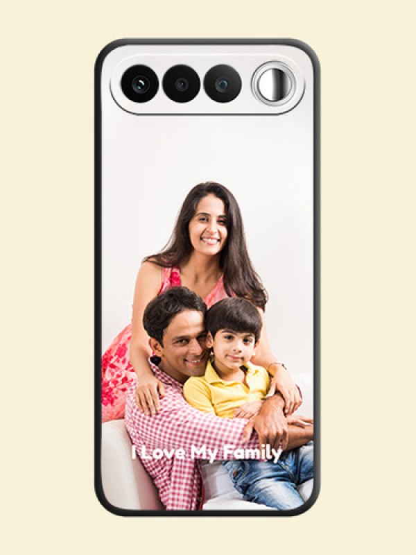Full Single Pic Upload With Text On Space Black Custom Soft Matte Mobile Back Cover - Realme 16 5G
