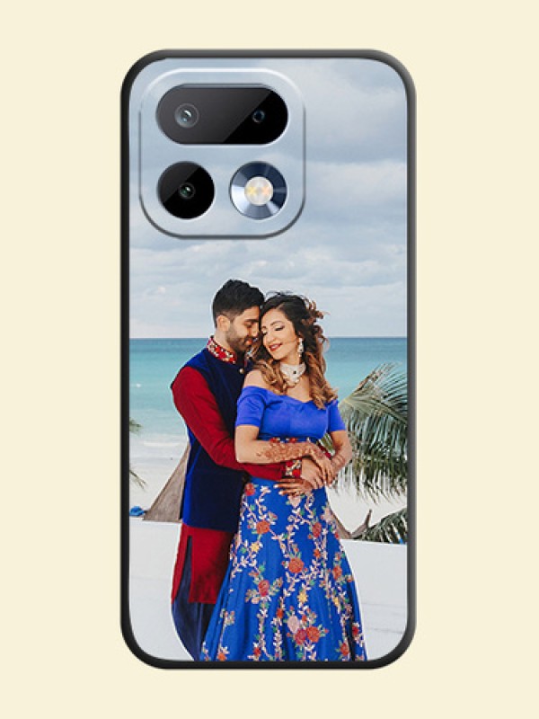Full Single Pic Upload On Space Black Custom Soft Matte Mobile Back Cover - Realme 16 Pro 5G