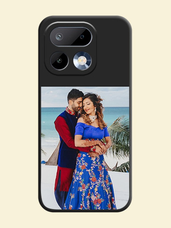 Image Upload With Space Black Color On Custom Soft Matte Mobile Back Cover - Realme 16 Pro 5G