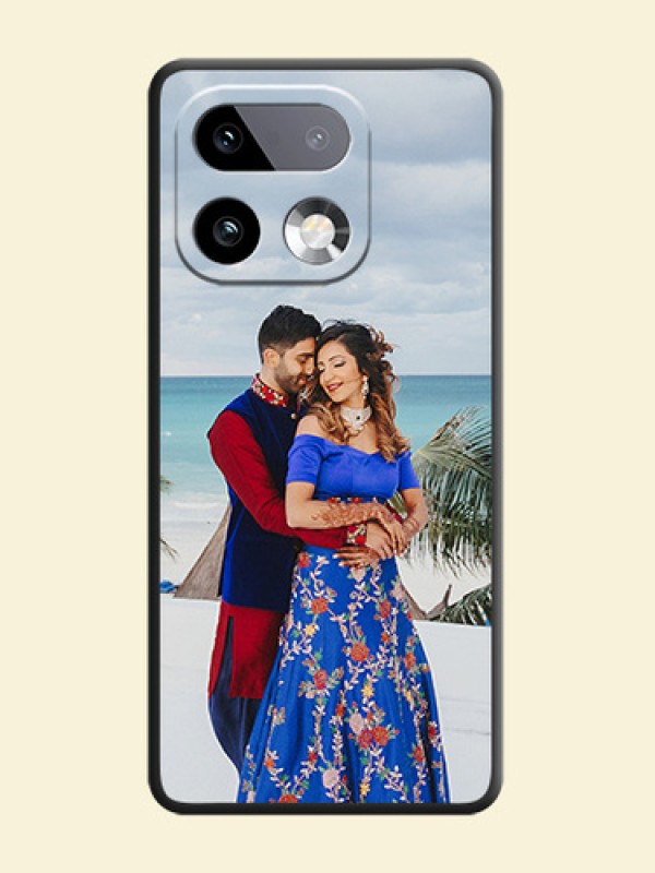 Full Single Pic Upload On Space Black Custom Soft Matte Mobile Back Cover - Realme 16 Pro Plus 5G