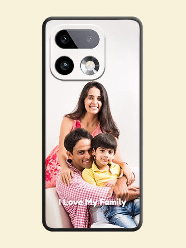Full Single Pic Upload With Text On Space Black Custom Soft Matte Mobile Back Cover - Realme 16 Pro Plus 5G
