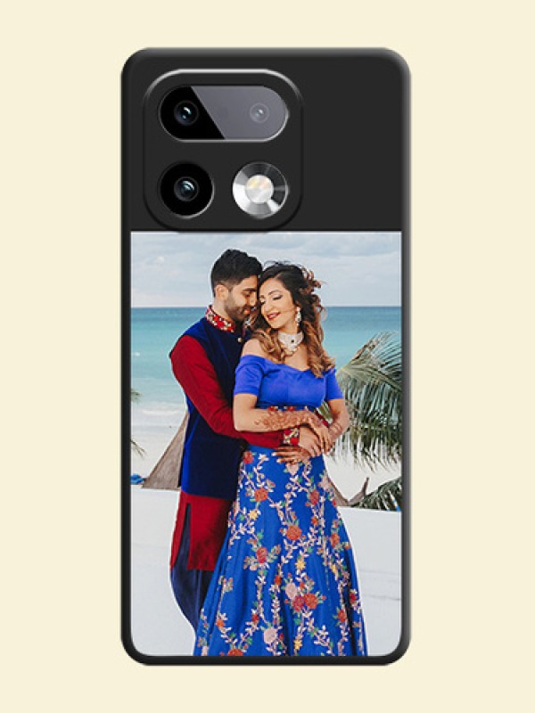 Image Upload With Space Black Color On Custom Soft Matte Mobile Back Cover - Realme 16 Pro Plus 5G