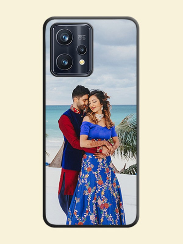 Full Single Pic Upload On Space Black Personalized Soft Matte Phone Covers -Realme 9 4G