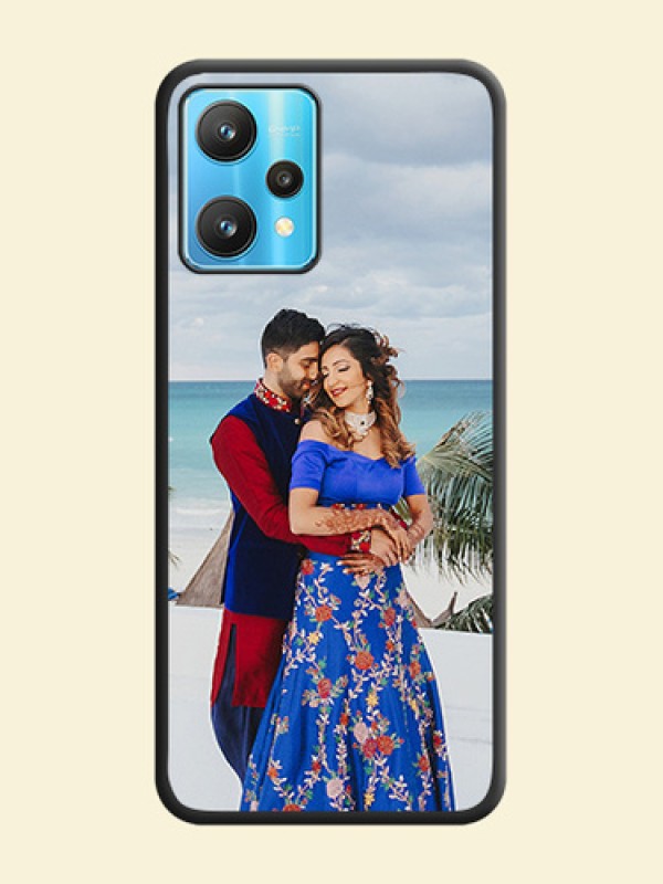 Full Single Pic Upload On Space Black Personalized Soft Matte Phone Covers -Realme 9 Pro 5G
