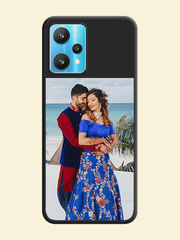 Image Upload With Space Black Color On Custom Soft Matte Mobile Back Cover - Realme 9 Pro 5G