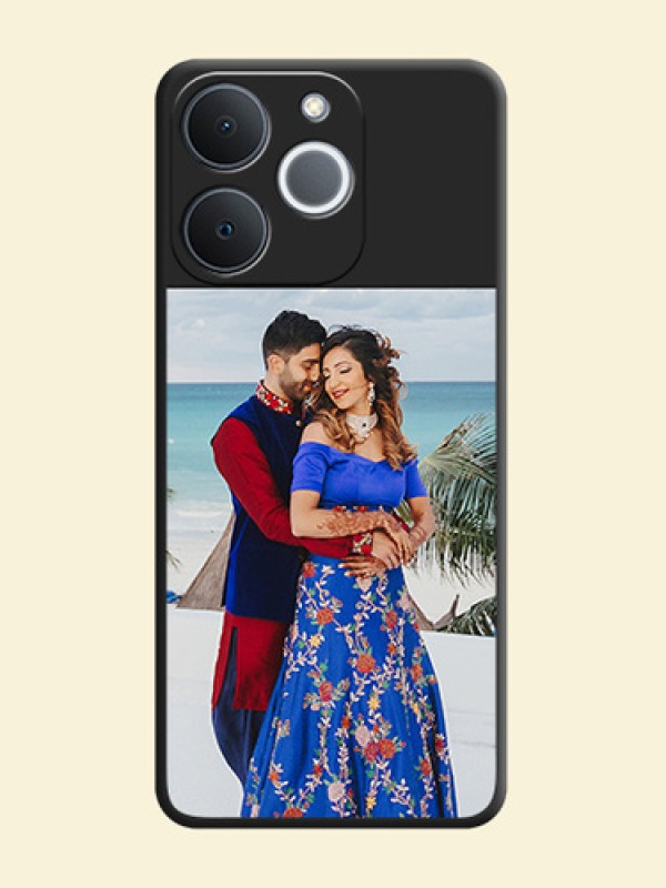 Image Upload With Space Black Color On Custom Soft Matte Mobile Back Cover - Realme C71 4G