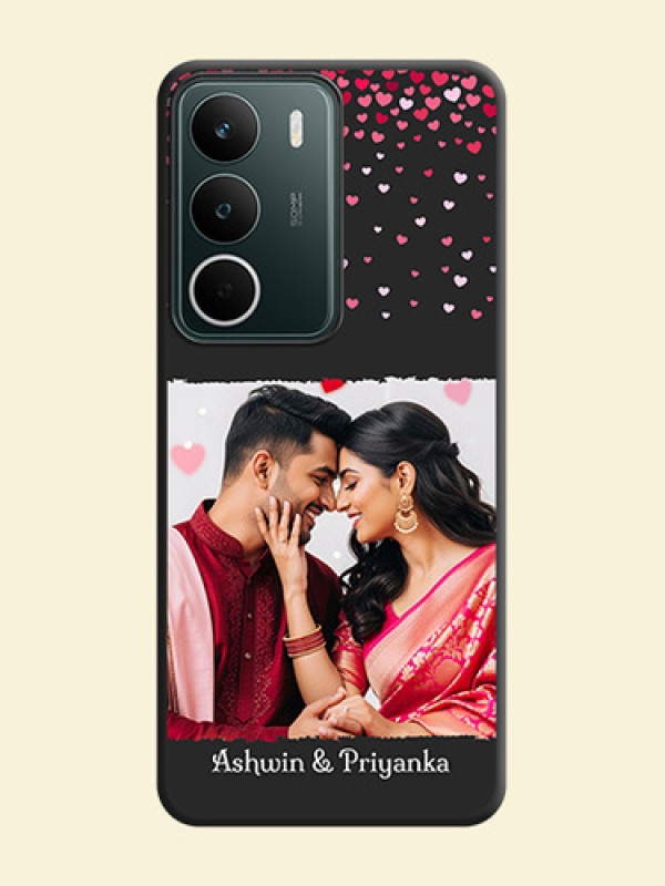 Fall in Love with Your Partner on Photo On Space Black Custom Soft Matte Mobile Back Cover - Realme C73 5G