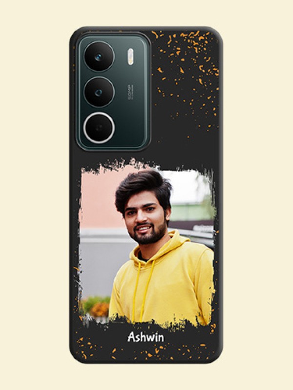 Spray Free Design on Photo On Space Black Custom Soft Matte Mobile Back Cover - Realme C73 5G