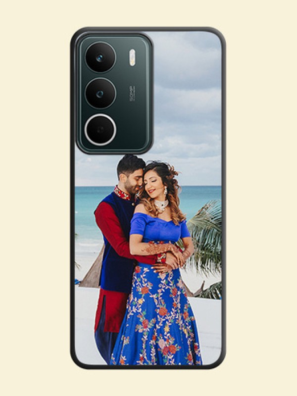 Full Single Pic Upload On Space Black Custom Soft Matte Mobile Back Cover - Realme C73 5G