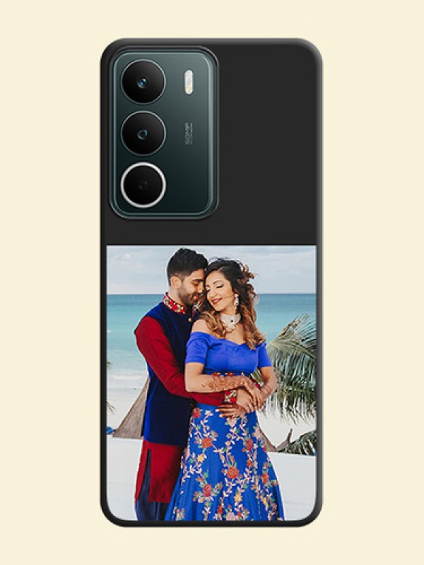 Image Upload With Space Black Color On Custom Soft Matte Mobile Back Cover - Realme C75 5G