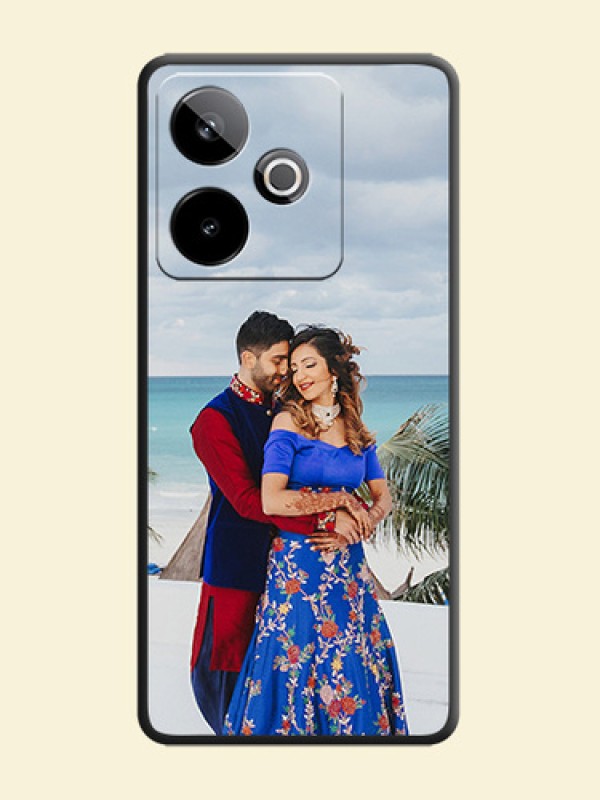 Full Single Pic Upload On Space Black Custom Soft Matte Mobile Back Cover - Realme GT 7 5G